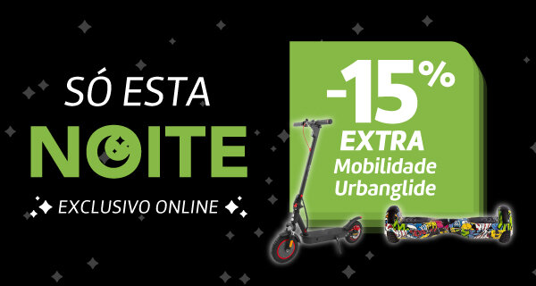 15% Desconto Extra em Mobilidade Urbanglide. Válido 22h de 01 fevereiro às 10h de 02 fevereiro de 2026.