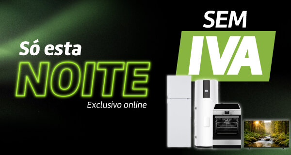 Sem IVA numa seleção de produtos. Consulta condições. Válido 22h de 12 de fevereiro às 10h de 13 de fevereiro de 2026.