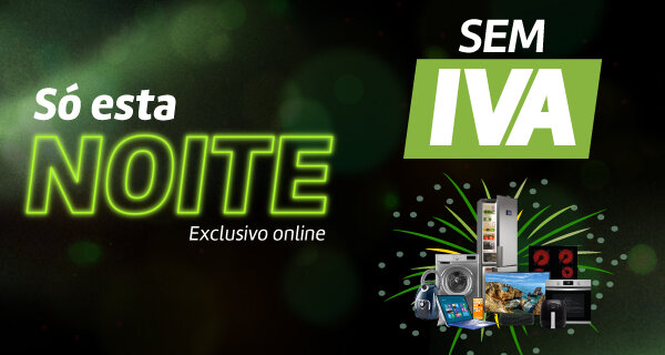 Sem IVA numa Seleção de produtos. Válido das 20h de 21 abril às 08h de 22 abril de 2026. 
