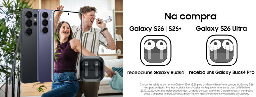 Samsung Galaxy S26 Series Tudo em perfeita sintonia Samsung Galaxy S26 Series Tudo em perfeita sintonia