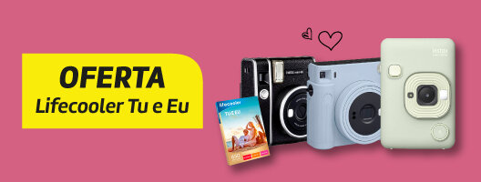 Na compra de Máquinas Fotográficas Instax ofertad de Lifecooler Tu e Eu. 13 a 16 de fevereiro de 2026. Na compra de Máquinas Fotográficas Instax ofertad de Lifecooler Tu e Eu. 13 a 16 de fevereiro de 2026.