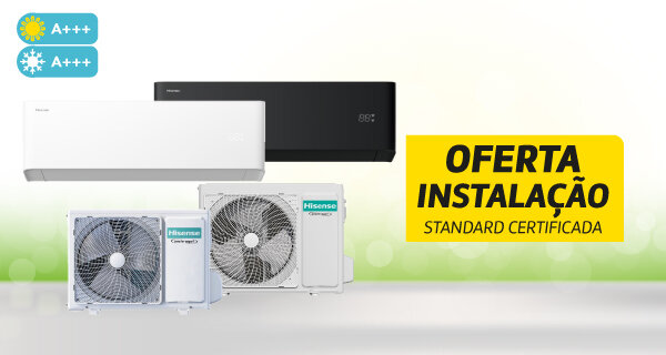 Na compra de Ar Condicionado Hisense Uni Pure - Eficiência Energética A+++/A+++. 01 a 19 de abril de 2026.