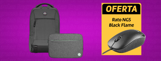 Na compra de Mochilas e Sleeves Port Designs Oferta rato NGS Black Flame Na compra de Mochilas e Sleeves Port Designs Oferta rato NGS Black Flame