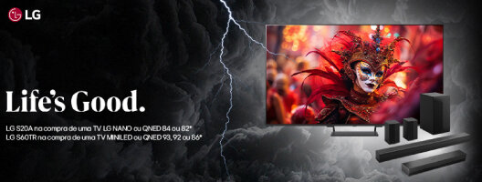 Oferta SoundBar na compra de uma Tv LG NANO ou QNED>=55