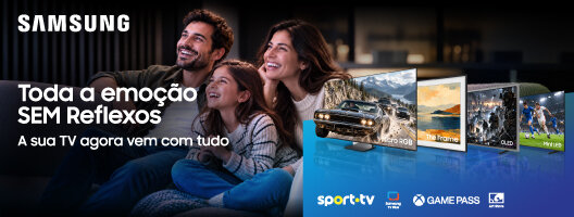 Recebe uma soundbar e/ou 12 meses de conteúdos. Na compra de uma TV selecionada