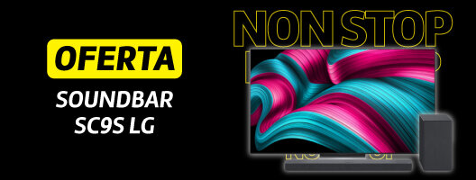 Oferta Soundbar SC9S LG na compra de TV's Oled de 83