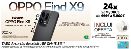 Smartphone Oppo Find X9 + Ofertas + 24x Sem Juros. Válido de 28 outubro as 15h a 30 novembro de 2025. Smartphone Oppo Find X9 + Ofertas + 24x Sem Juros. Válido de 28 outubro as 15h a 30 novembro de 2025.