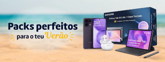 Packs Perfeitos para o teu Verão. Até 35% Desconto Direto. Tudo o que precisas num só pack, escolhe já o teu. Packs Perfeitos para o teu Verão. Até 35% Desconto Direto. Tudo o que precisas num só pack, escolhe já o teu.