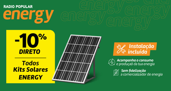 10% Direto em todos os Kits Solares Energy com instalação incluída