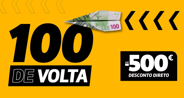 Até 500€ desconto direto em todas categorias de produto. Válido de 18 a 20 outubro de 2025. Até 500€ desconto direto em todas categorias de produto. Válido de 18 a 20 outubro de 2025.