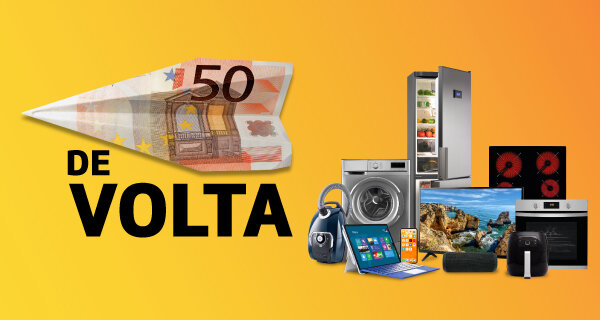 Ganha 50€ por cada 250€ em compras. Todas as categorias de produto. Válido de 24 a 27 abril de 2026.