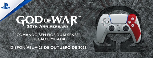 Pré-Venda Comando Sony God Of War. Válido de 07 a 22 outubro de 2025.