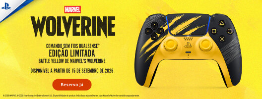 DualSense Sem Fios Edição Limitada. Marvel’s Wolverine DualSense Sem Fios Edição Limitada. Marvel’s Wolverine