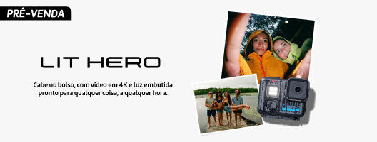 Pré-Venda GoPro Lit Hero. Válido de 23 setembro a 20 outubro de 2025.