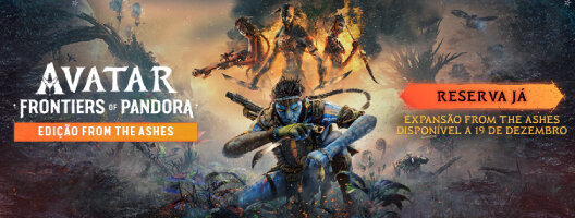 Pré-Venda Jogo Avatar Frontiers of Pandora. Descobre novos desafios. Válido de 05 dezembro a 05 janeiro de 2025