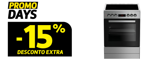 15% Desconto Extra em Fogões Indesit, Beko e Hotpoint. Válido de 15 a 27 outubro de 2025. 15% Desconto Extra em Fogões Indesit, Beko e Hotpoint. Válido de 15 a 27 outubro de 2025.