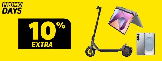 10% Desconto Extra em Smartphones, Informática e Mobilidade. Válido de 18 a 20 abril de 2026.