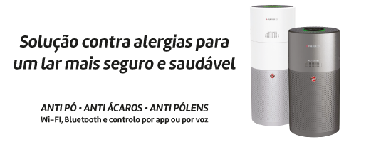 60% Desconto Extra em Purificadores Hoover. Válido de 07 a 16 janeiro de 2026.