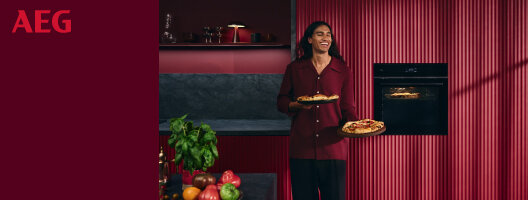 Receba 100€ de Reembolso, na compra do novo forno PizzaExpert AEG. 01 de julho a 31 de agosto de 2026. Receba 100€ de Reembolso, na compra do novo forno PizzaExpert AEG. 01 de julho a 31 de agosto de 2026.