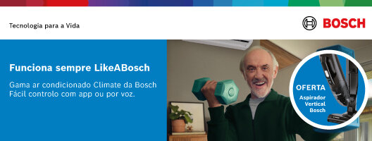 Funciona sempre LikeABosch. Gama ar condicionado Climate da Bosch Fácil controlo com app ou por voz.