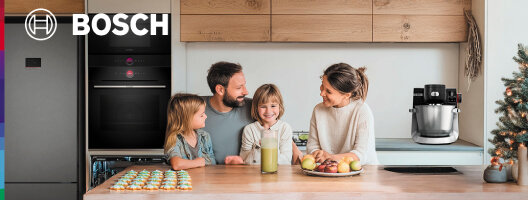 Reembolso até 200€. Há um eletrodoméstico para cada um e todos são Bosch. Válido de 1 novembro a 31 dezembro de 2025. Reembolso até 200€. Há um eletrodoméstico para cada um e todos são Bosch. Válido de 1 novembro a 31 dezembro de 2025.