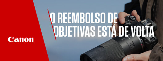 Até 360€ de Reembolso Em até 3 Objetivas RF e RF-S Até 360€ de Reembolso Em até 3 Objetivas RF e RF-S