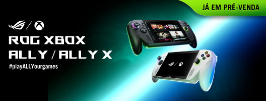 Pré-Venda Novas Consolas Asus Rog Xbox Ally. Válido 29 setembro a 15 outubro de 2025.