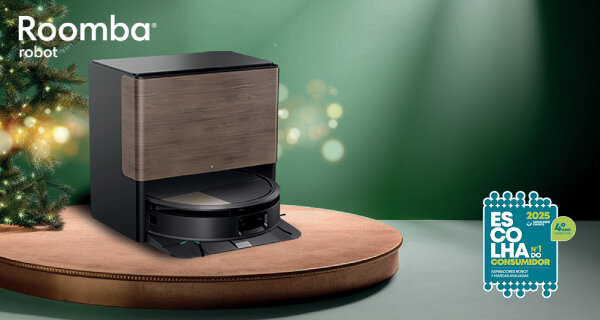Roomba Max 705 Combo ter o chão sempre limpo é o teu melhor presente de Natal. Válido de 16 a 26 dezembro de 2025.