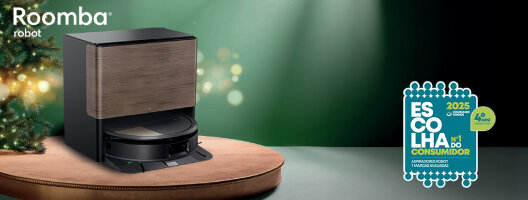Roomba Max 705 Combo ter o chão sempre limpo é o teu melhor presente de Natal. Válido de 16 a 25 dezembro de 2025. Roomba Max 705 Combo ter o chão sempre limpo é o teu melhor presente de Natal. Válido de 16 a 25 dezembro de 2025.
