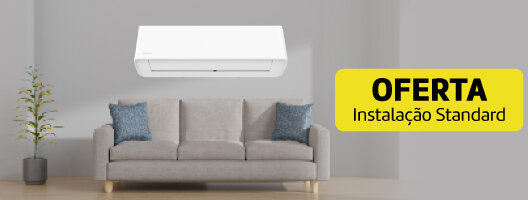 Oferta Instalação Standard na compra de Ar Condicionado Daitsu. Válido de 23 janeiro a 02 fevereiro de 2026.