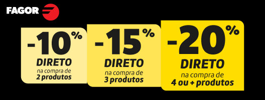 Até 20% Desconto Direto Encastre Fagor. 01 a 14 junho de 2026. Até 20% Desconto Direto Encastre Fagor. 01 a 14 junho de 2026.
