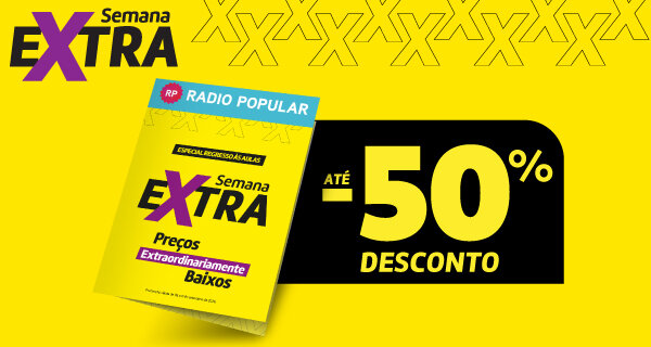 Até 50% de Desconto Extra. Especial Regresso às aulas. Preços extraordinariamente baixos