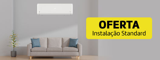 Oferta Instalação Standard na compra de Ar Condicionados Whirlpool. Válido de 09 a 23 outubro de 025. 