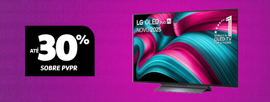 Até 30% Desconto Sobre PVPr em TV's Oled LG. 17 a 30 de setembro de 2026. Até 30% Desconto Sobre PVPr em TV's Oled LG. 17 a 30 de setembro de 2026.