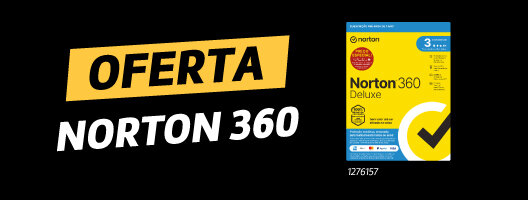 Oferta Norton 360 na compra qualquer portátil ou desktop do folheto em vigor. Válido de 07 a 21 outubro de 2026.