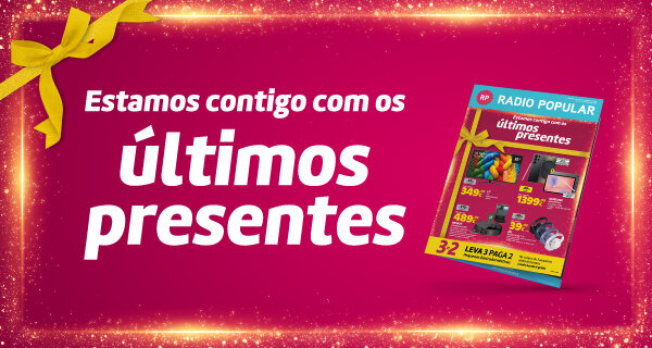 Estamos contigo com os últimos presentes. Novo folheto. Válido de 16 a 25 dezembro de 2025.