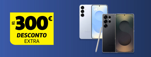 Samsung Days | Até 300€ Desconto Extra em Smartphones Samsung Series S25. Válido 03 a 15 fevereiro de 2026.