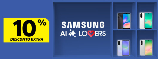 10% Desconto Extra em Smartphones Samsung. Válido de 09 a 12 outubro de 2025. 10% Desconto Extra em Smartphones Samsung. Válido de 09 a 12 outubro de 2025.