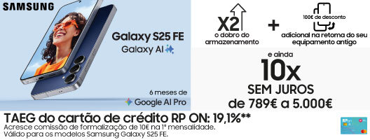 Lançamento Smartphones Samsung S25FE. Válido de 05 a 28 setembro de 2025. Lançamento Smartphones Samsung S25FE. Válido de 05 a 28 setembro de 2025.