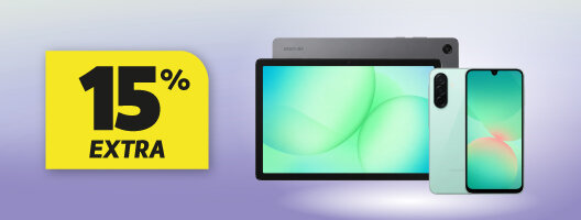15% Desconto Extra em Smartphones e Tablets Samsung Serie A. Válido de 02 a 07 junho de 2026. 15% Desconto Extra em Smartphones e Tablets Samsung Serie A. Válido de 02 a 07 junho de 2026.