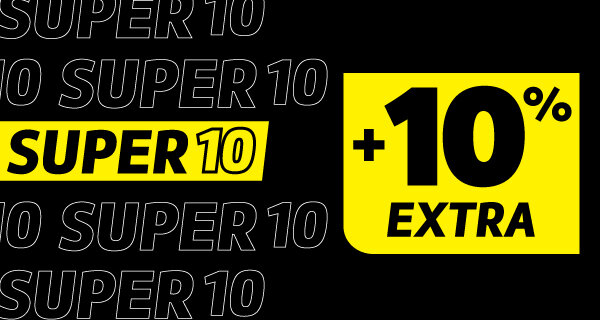Super 10 | +10% Desconto Extra em Todas as categorias de produto