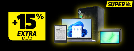SUPER15 | 15% Extra Talão em Informática. 15 a 17 agosto de 2026 SUPER15 | 15% Extra Talão em Informática. 15 a 17 agosto de 2026