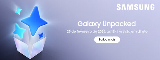 Galaxy Unpacked. 25 fevereiro de 2026, às 18h | Assista em direto. 