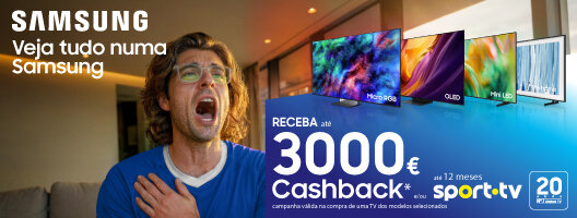 Nova geração TVs Samsung. Toda a emoção SEM reflexos Nova geração TVs Samsung. Toda a emoção SEM reflexos