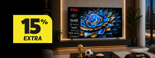 15% Extra Televisões TCL. Utiliza o código. TCL15 15% Extra Televisões TCL. Utiliza o código. TCL15