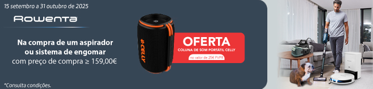 Rowenta Floor Care + Linen Care - 15 setembro a 31 outubro