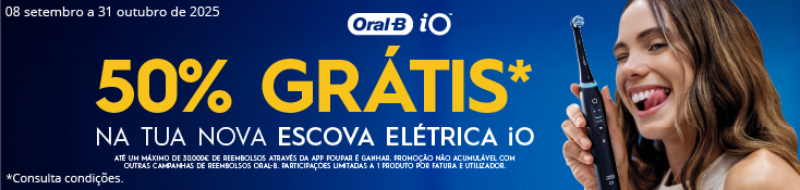 Oral-B - Grátis na tua nova escova elétrica io - 08 set a 31 de out
