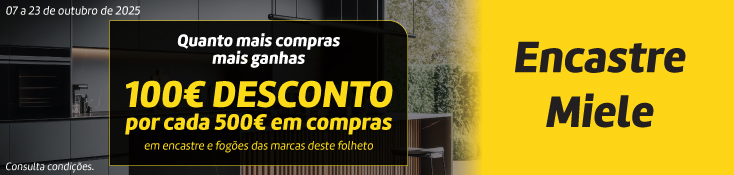 Patamares Encastre - Miele - 07 a 23 outubro