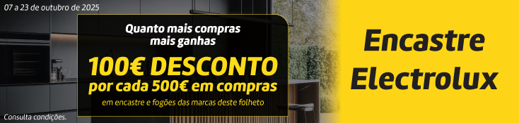 Patamares Encastre - Electrolux - 07 a 23 outubro