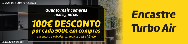 Patamares Encastre - TurboAir - 07 a 23 outubro